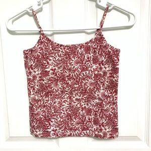 🔥3/$15 Gap Floral Stretch Tank